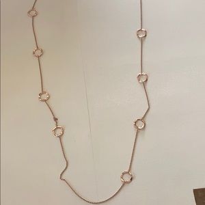 Ippolita rose gold chain wraparound necklace